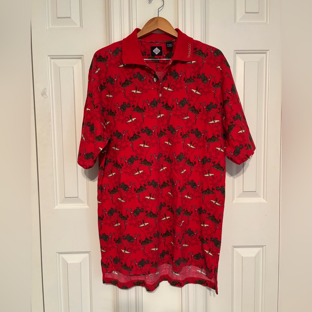 Mcllhenny Co Tabasco Red Polo Shirt men’s XL